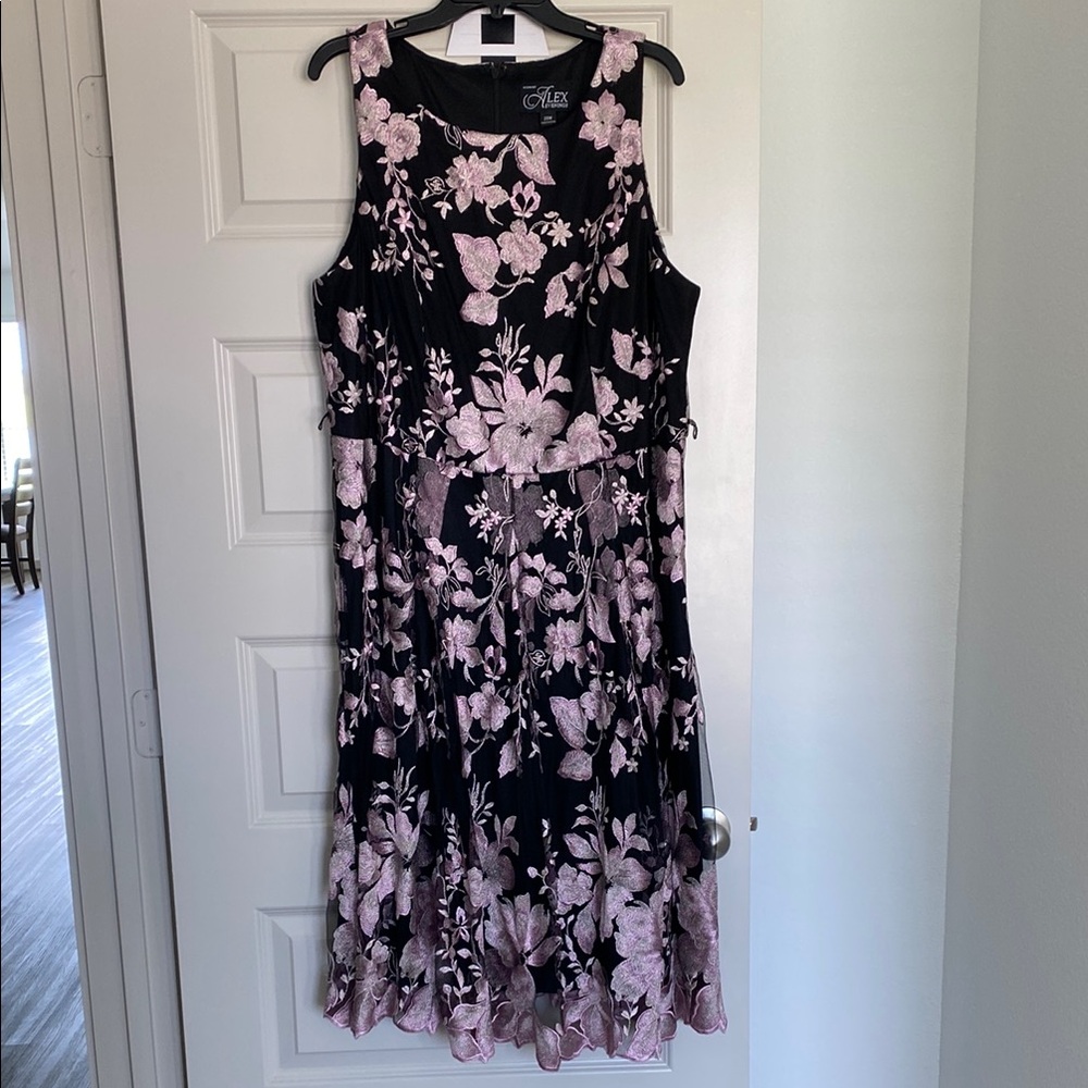 Alex Evenings A-line Midi Dress